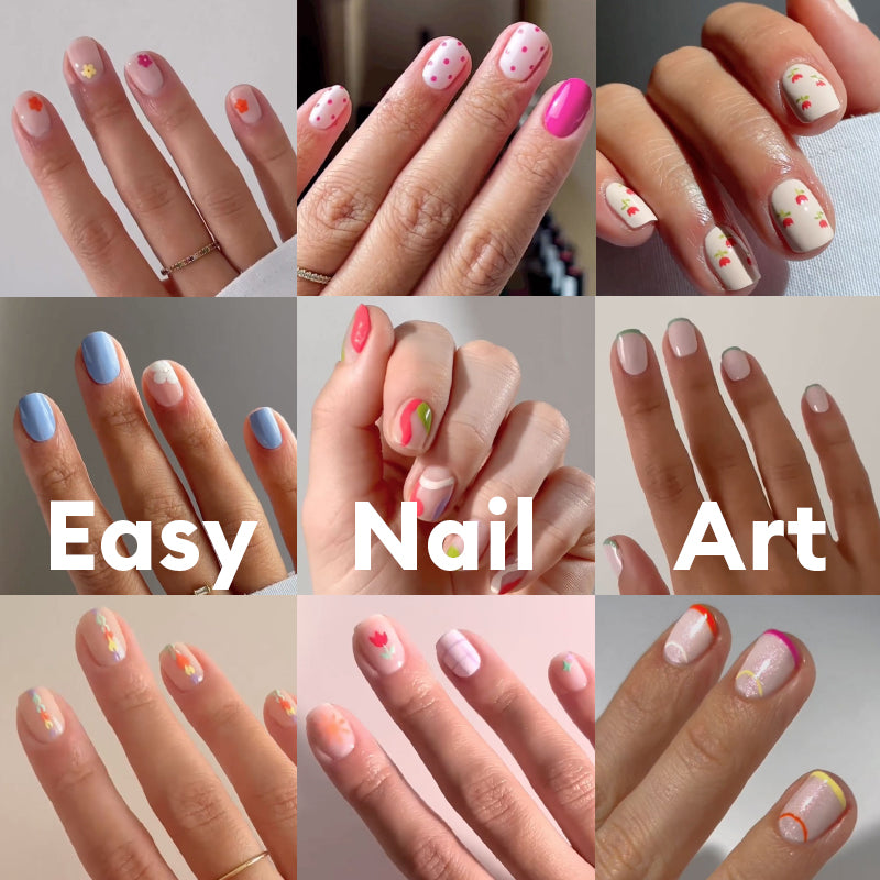 Ultra Easy Spring Nail Art Looks
