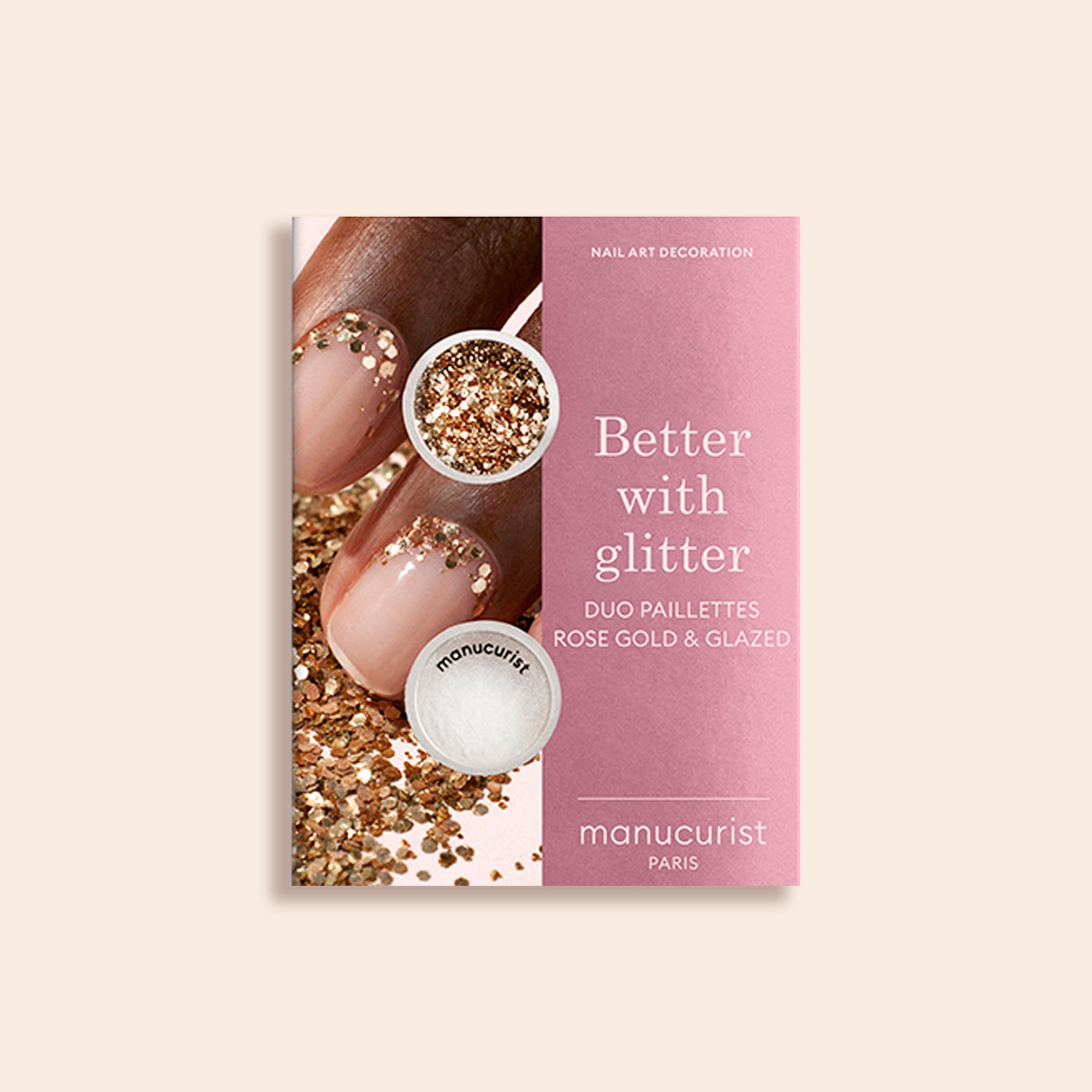 Glitter Duo Rose Gold & Glazed