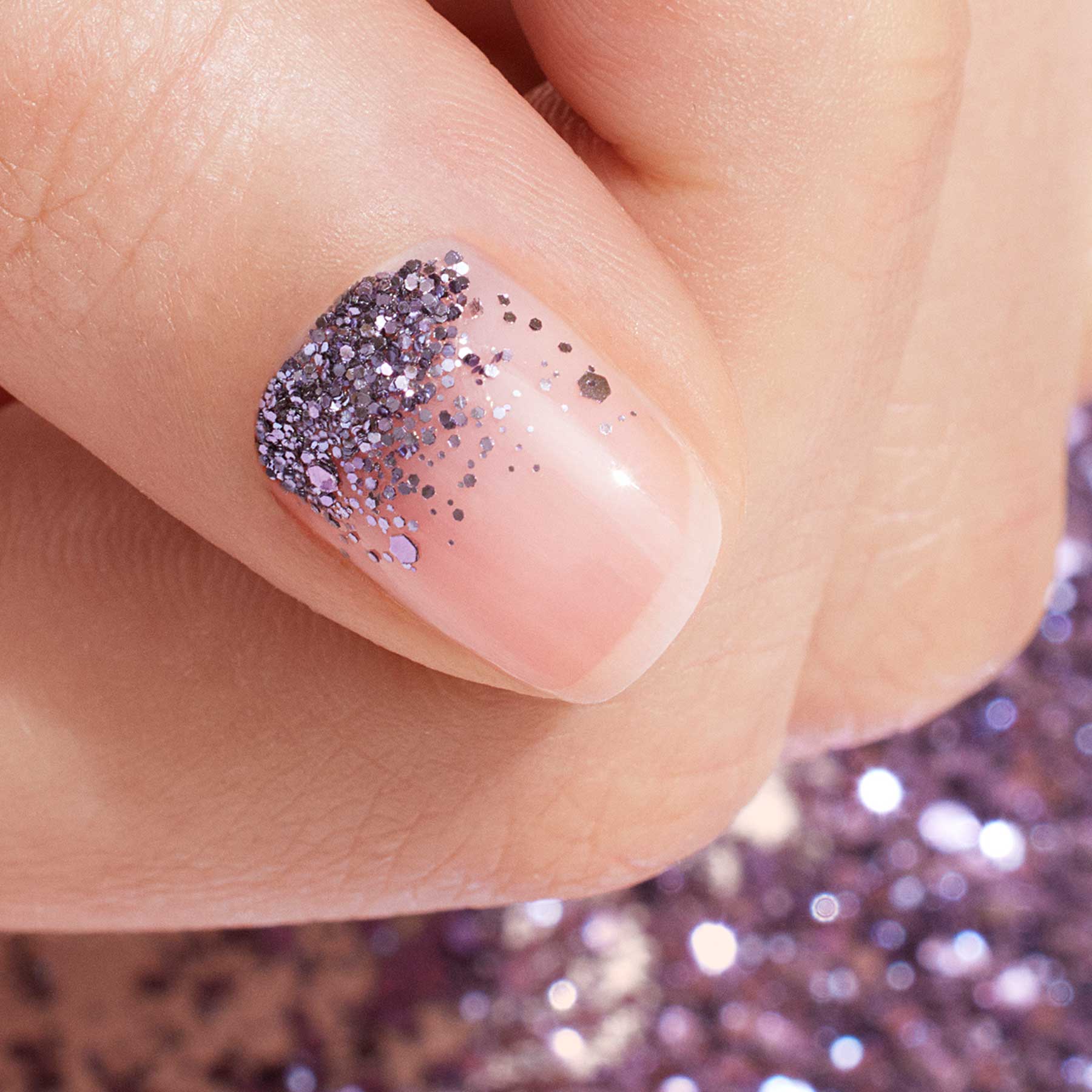 Lilac biodegradable glitter