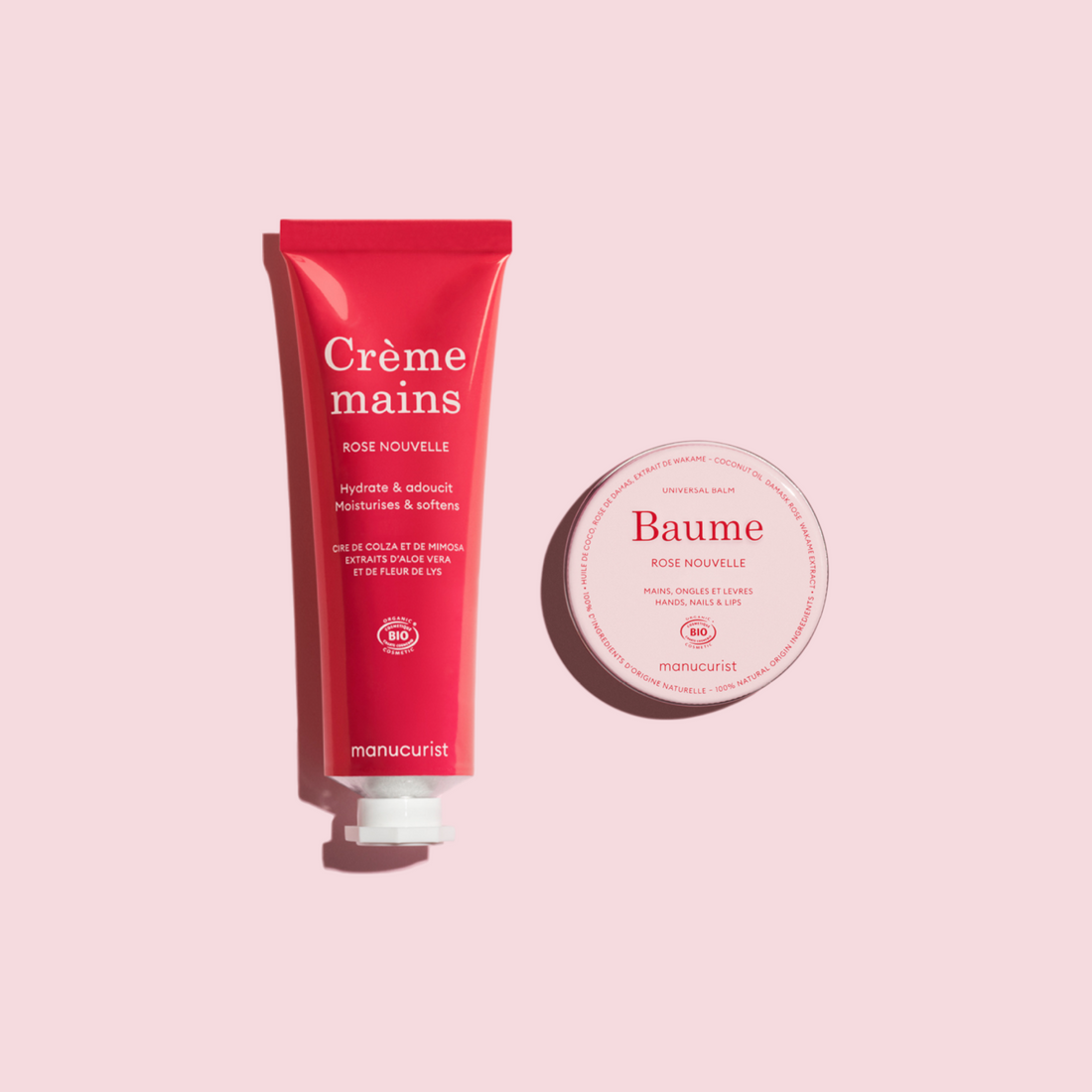 Cosmos Organic Rose Balm & Cream Duo