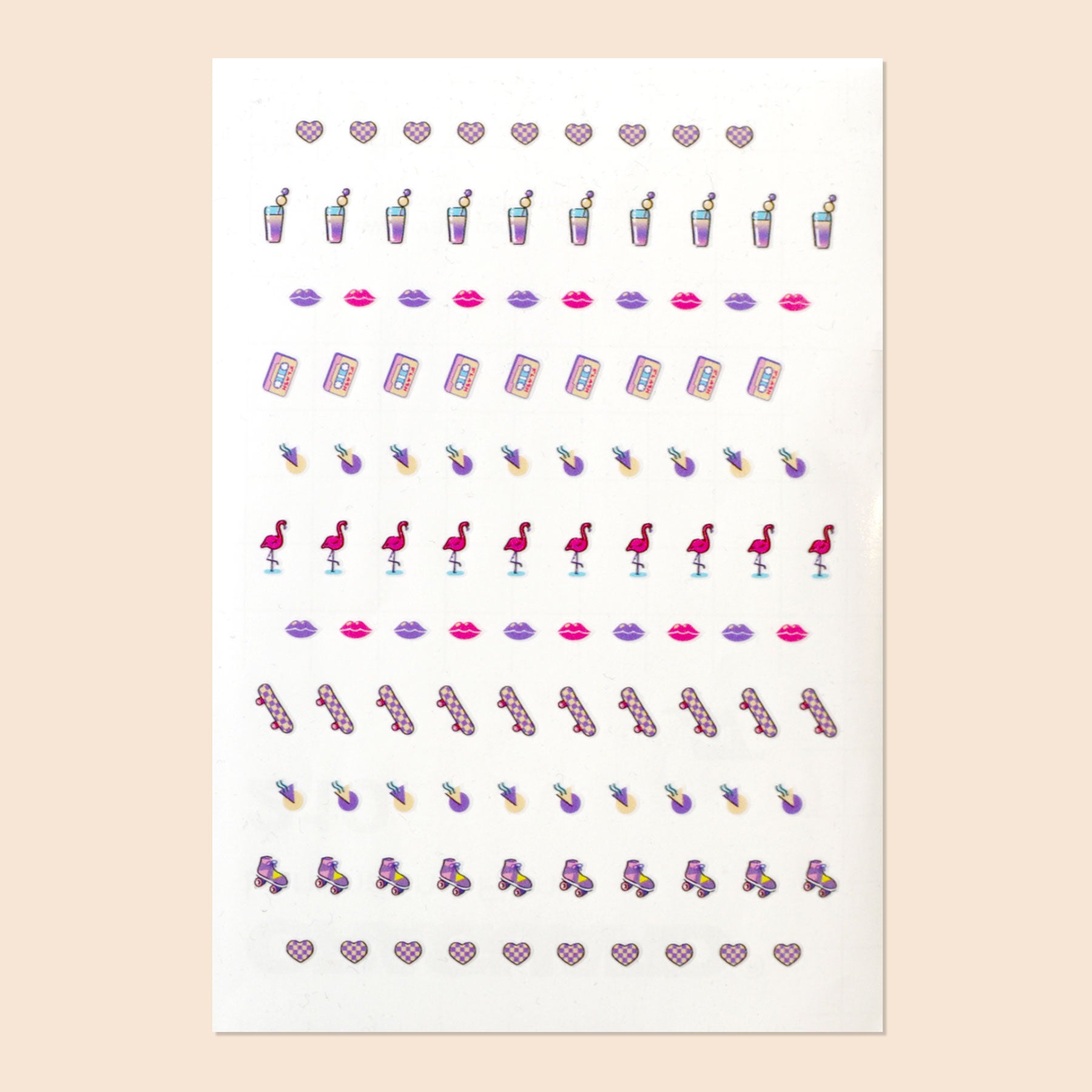 Flashback Nail Art Stickers