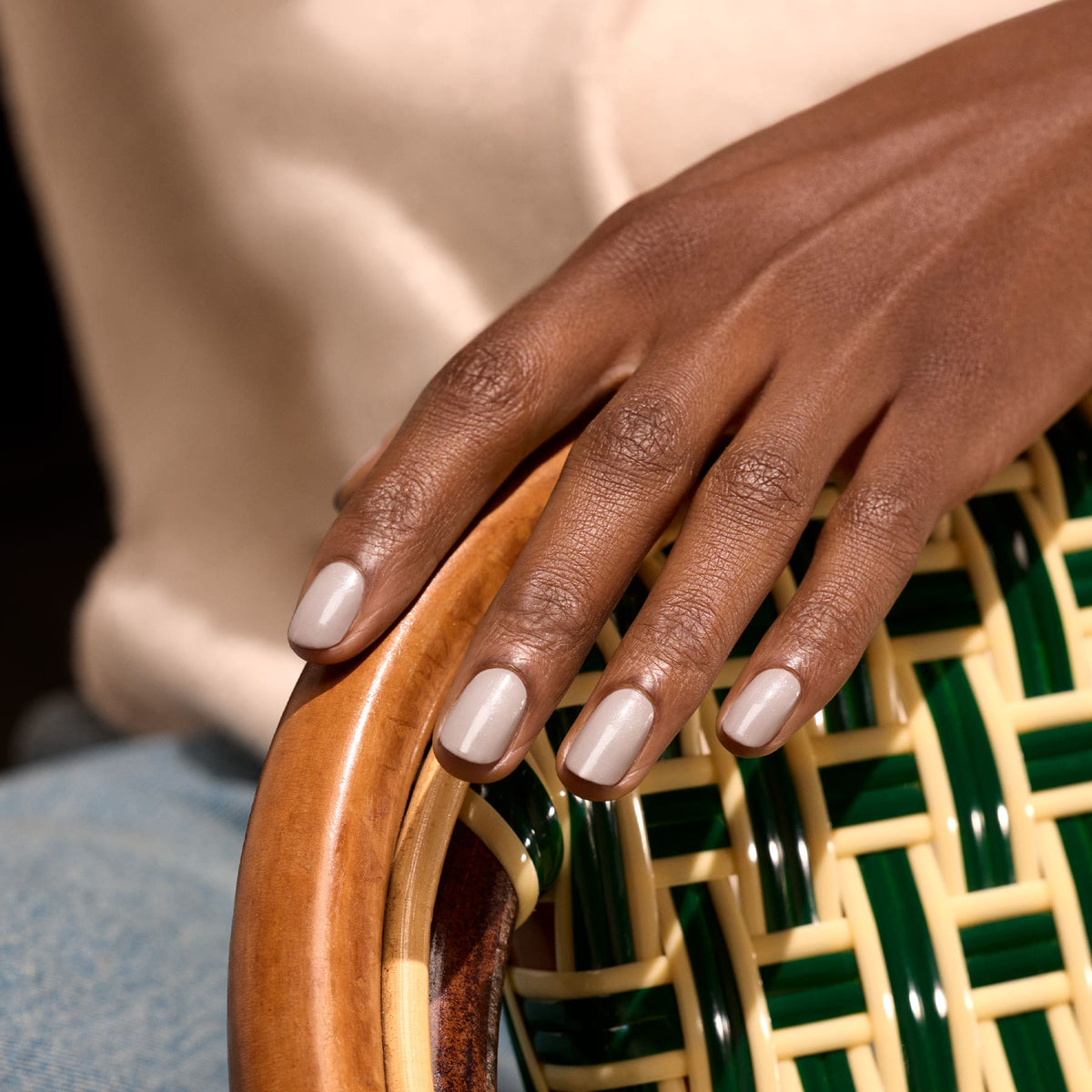 A close-up of neatly manicured nails in Manucurist&