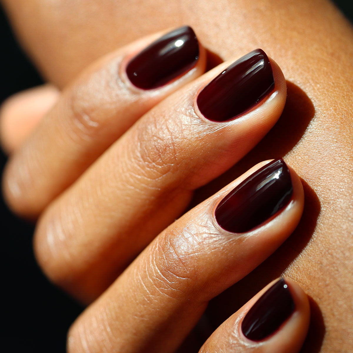 MAC - Dark Burgundy Nail Polish - #burgundy #polish - #new | Wine nails,  Nail colors, Burgundy nails