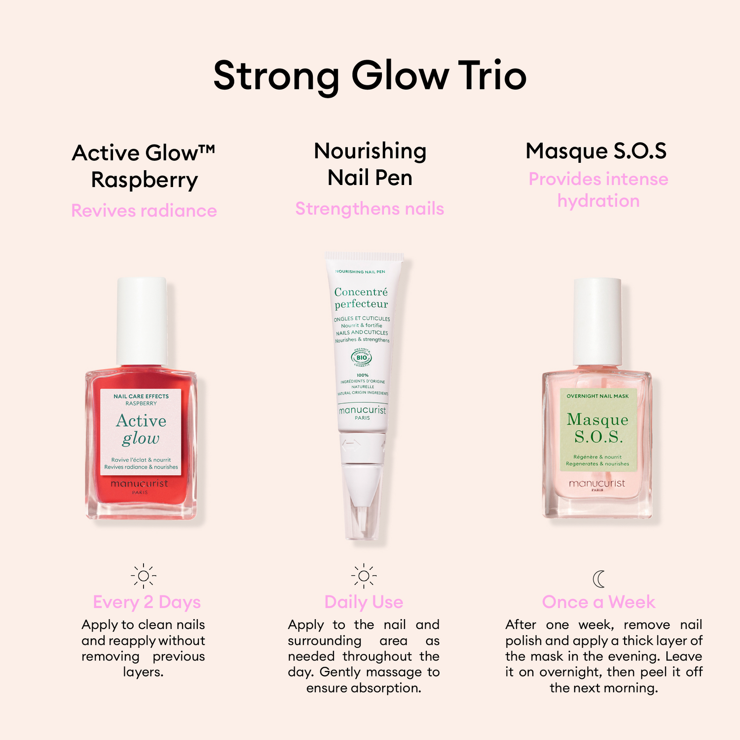 Strong glow trio