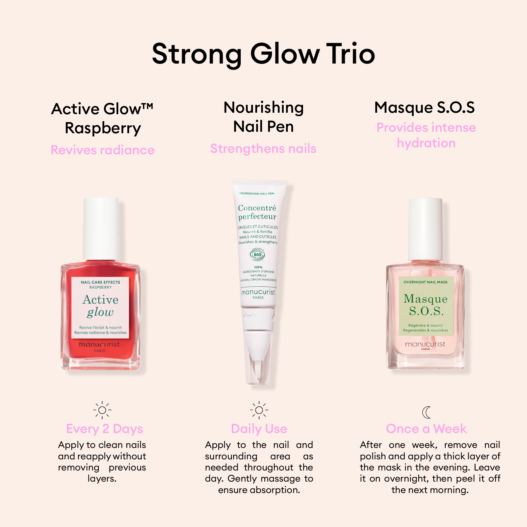 Strong glow trio