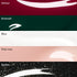 Five nail polish swatches labeled Amour (dark red), Emerald (dark green), Bliss (white), Pale Rose (light pink), and Sparks (black with glitter) are displayed, each with a swoosh of glossy polish. The Manucurist Customisable Rainbow Green set features eye-catching shades—including dazzling green—perfect for anyone who loves trying bold colors or creating their own unique rainbow nail look.