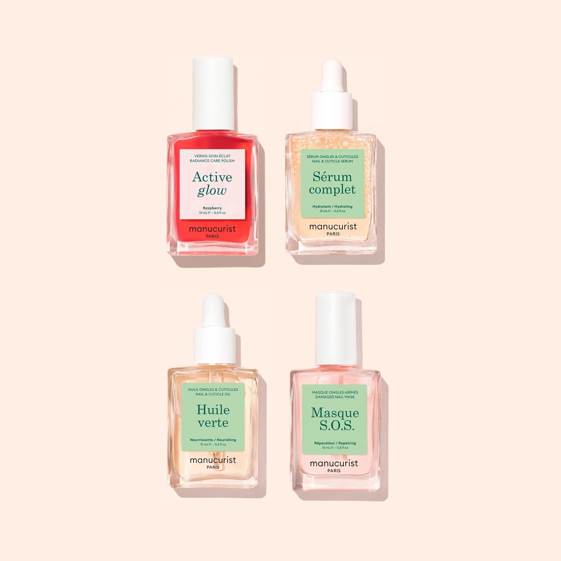 Four bottles of Manucurist&