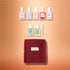 The Manucurist Active™ Super Starter Kit Gift Set includes five bottles of nail polish in varying shades, two dropper bottles of nail care oil, a cuticle pusher, and a burgundy zippered travel case.