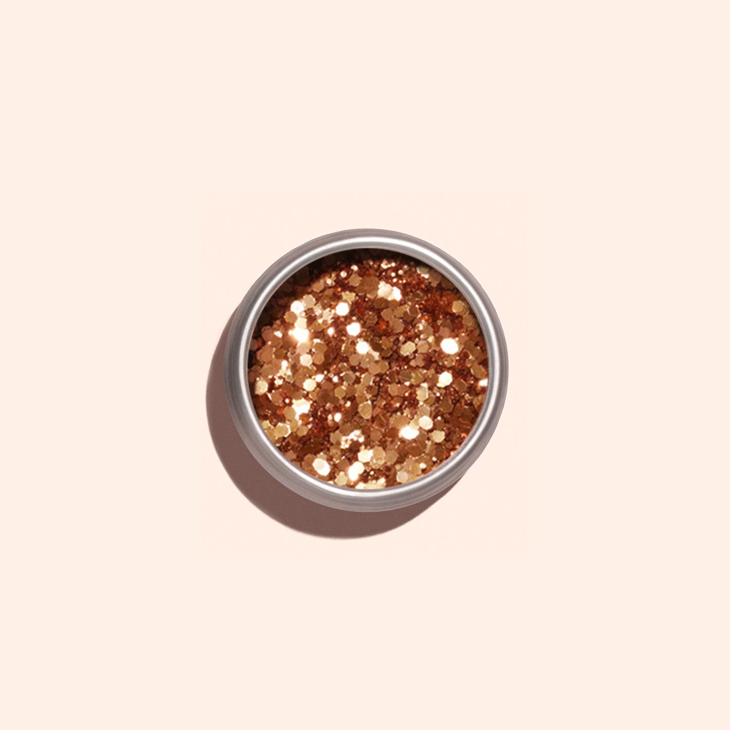 Copper biodegradable glitter