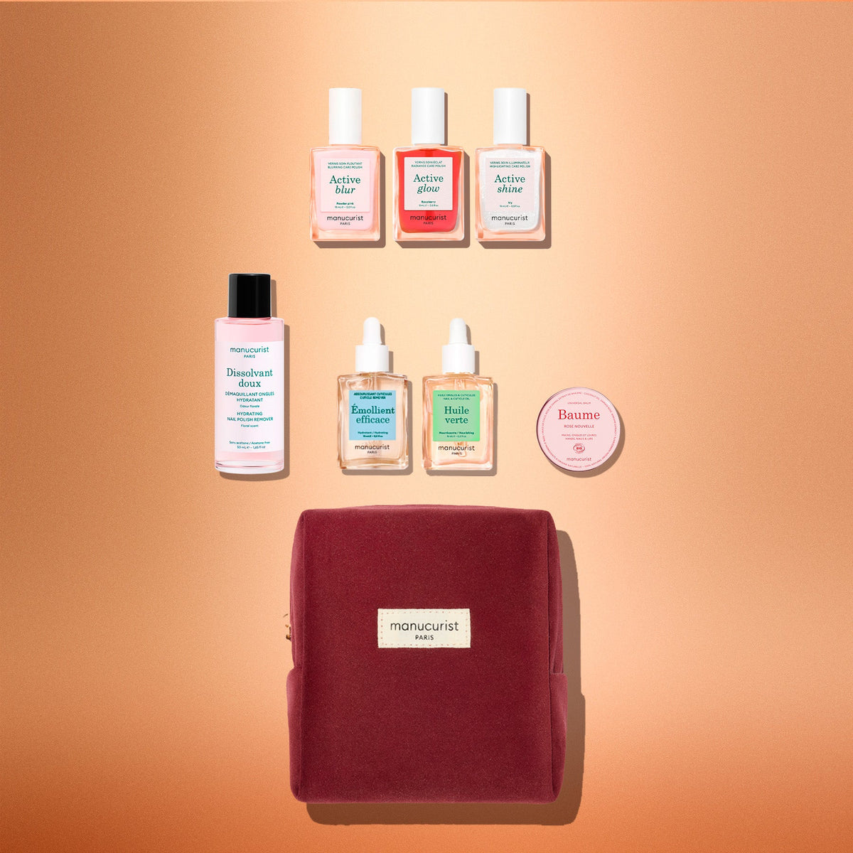 Ultimate Active Manicure Kit + Gentle Remover + Gift Bag