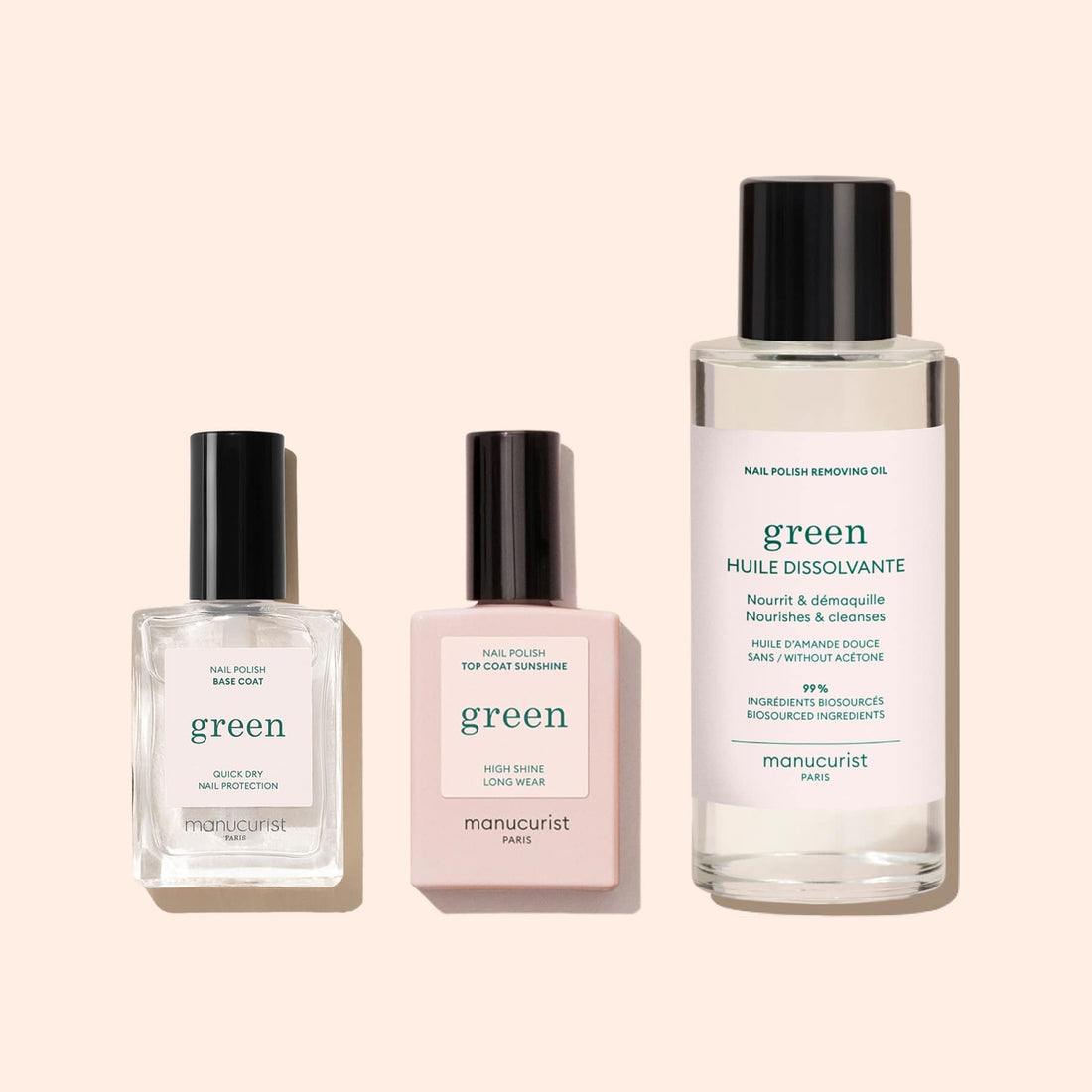 Trio Base Top Remover Green™