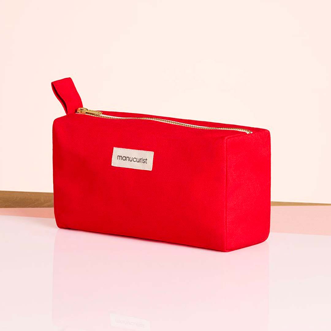 Red Organic Cotton Pouch