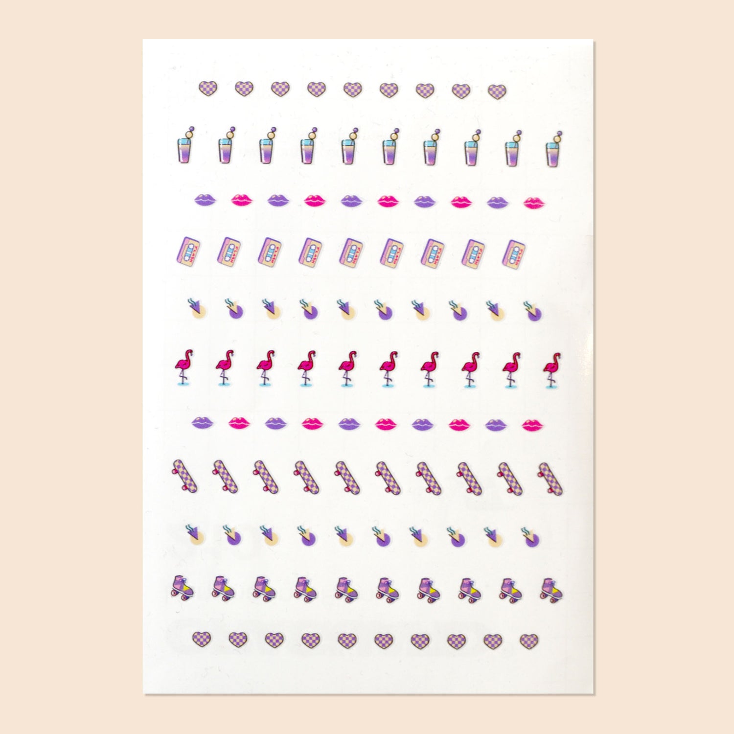 Flashback Nail Art Stickers