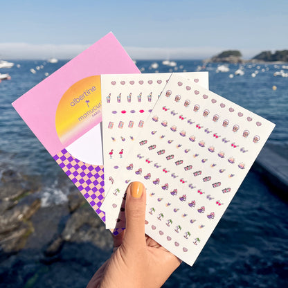 Flashback Nail Art Stickers